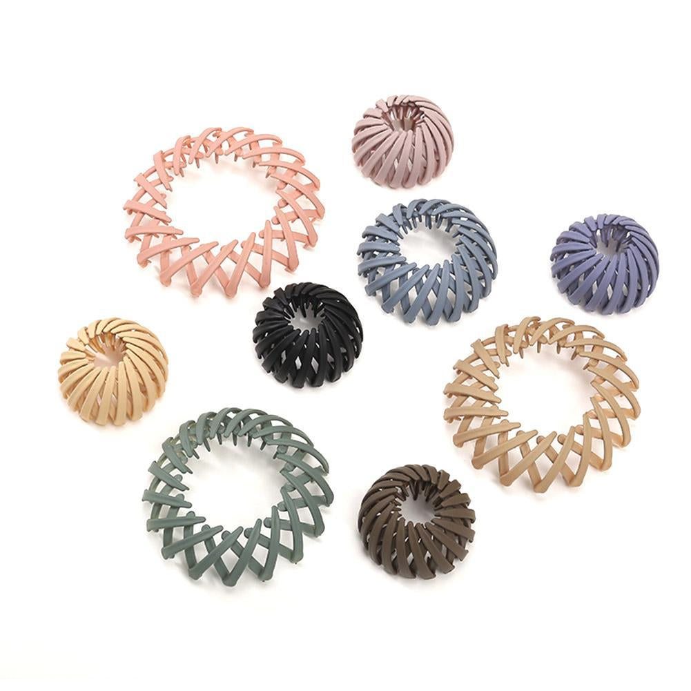 Kit com 3 prendedores Lasery Hair Pin fosco para coques estilosos e resistentes