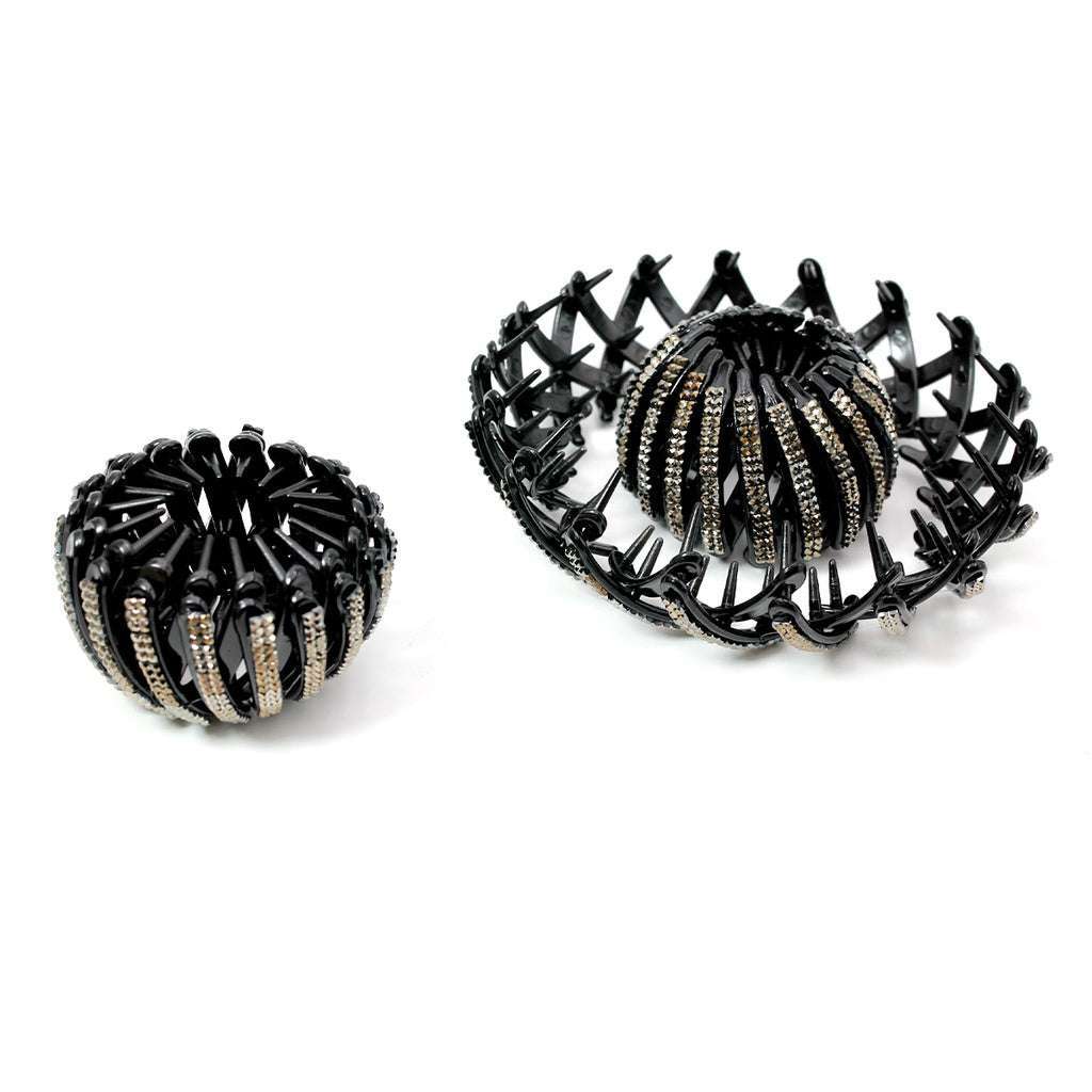 Kit 3 unidades de prendedores Lasery Hair Pin cristal para coques