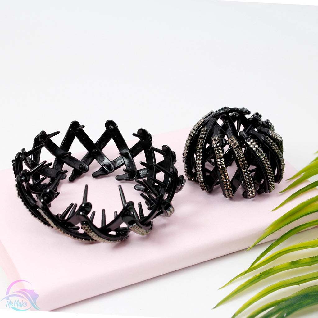 prendedor lasery hair pin cristal para coque resistente e impermeável